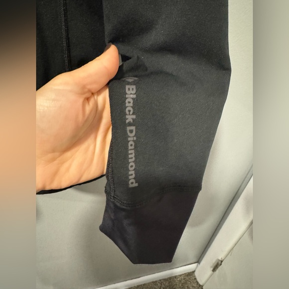 Black Diamond Men’s 1/2 Zip Black Fleece Jacket Size Large - Picture 7 of 8